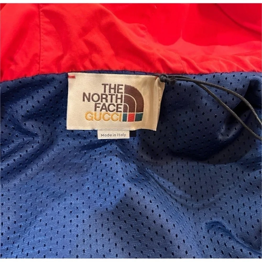 Gucci X North face cotton jacket size XS fits like medium made in Italy